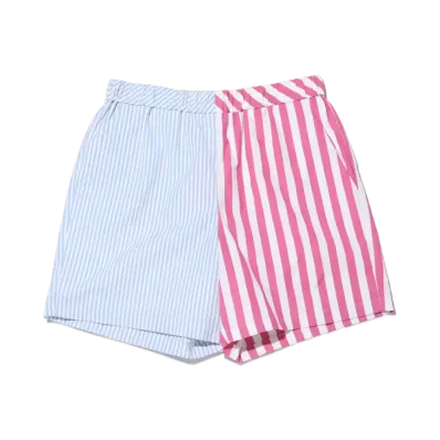 atmos pink Docked Striped Shorts "Pink/Sax"