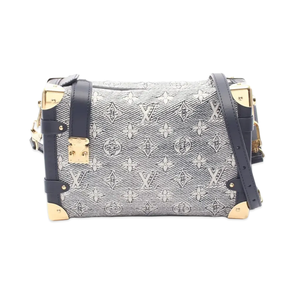 Louis Vuitton Side Trunk MM "Navy/White"