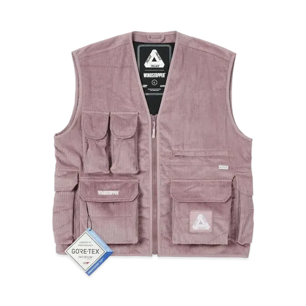 PALACE GORE-TEX INFINIUM CORDUROY VEST "Pink"