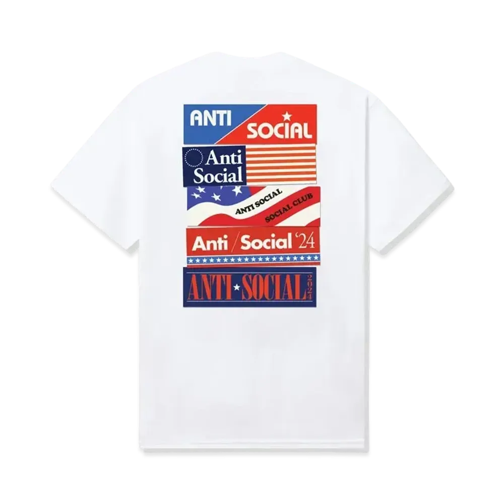 ANTI SOCIAL SOCIAL CLUB Bumper 2 Bumper Tee "White"