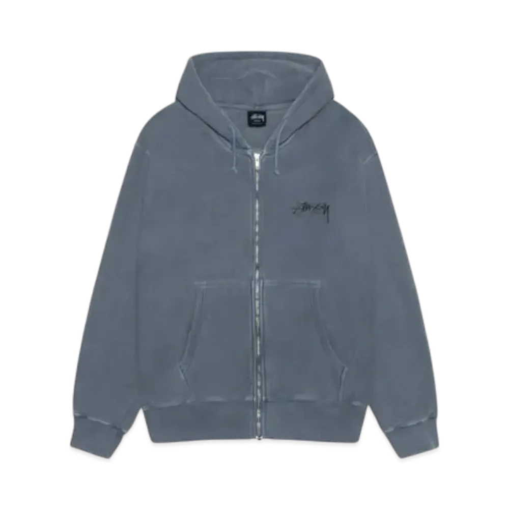Stussy Modern Age Zip Hoodie Pigment Dyed "Navy"