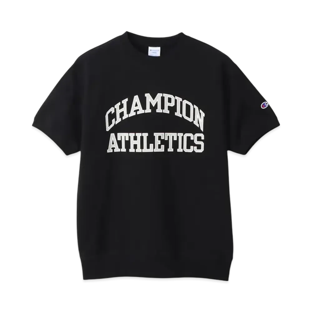 Champion Short Sleeve Crew Neck Sweatshirt 25SS "Black"