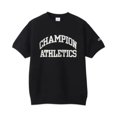 Champion Short Sleeve Crew Neck Sweatshirt 25SS "Black"