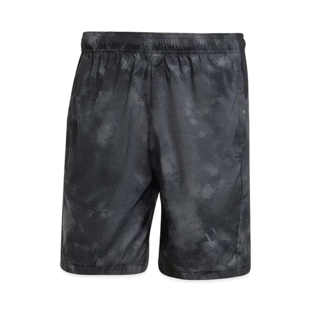 adidas Train Essentials Seasonal All-Over Print Shorts "Black"