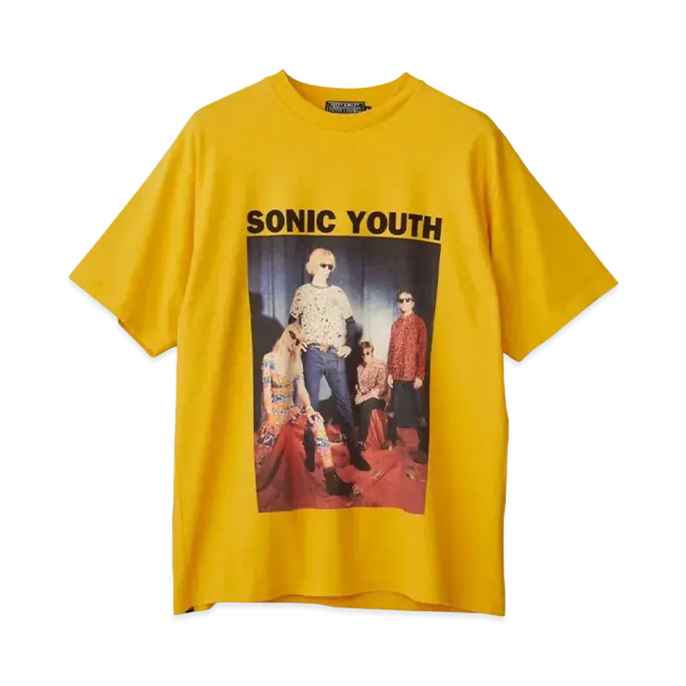 HYSTERIC GLAMOUR Sonic Youth/Oct 1991 At Tyo T-Shirt "Yellow"