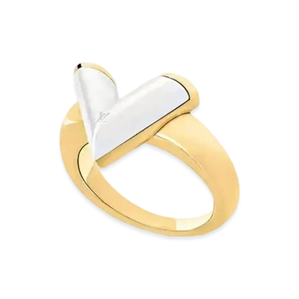 Louis Vuitton Essential V Pearlfection Ring