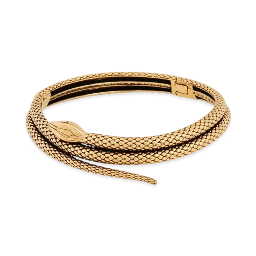 Chloe The Chloe Snake Necklace "Vintage Gold"