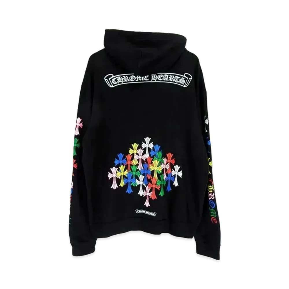 Chrome Hearts Multicolor Pullover Hoodie "Black"