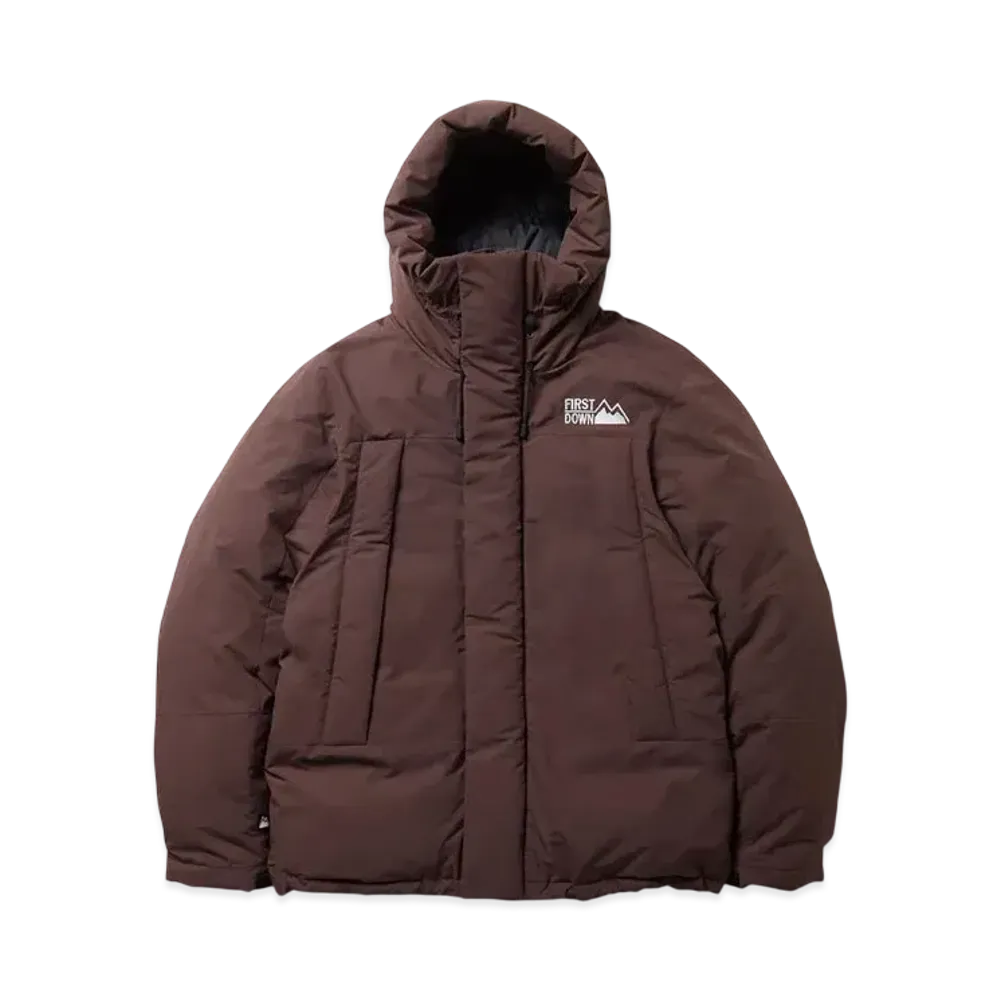 FIRST DOWN Wrap Down Parka Dicros Mauri "Brown"