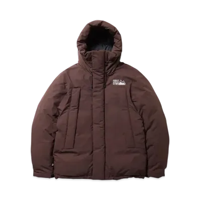 FIRST DOWN Wrap Down Parka Dicros Mauri "Brown"