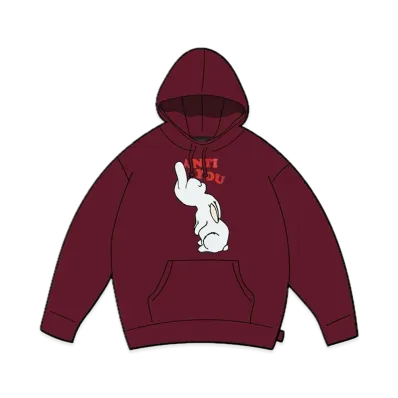 Supreme x UNDERCOVER Anti You Hooded Sweatshirt "Burgundy"