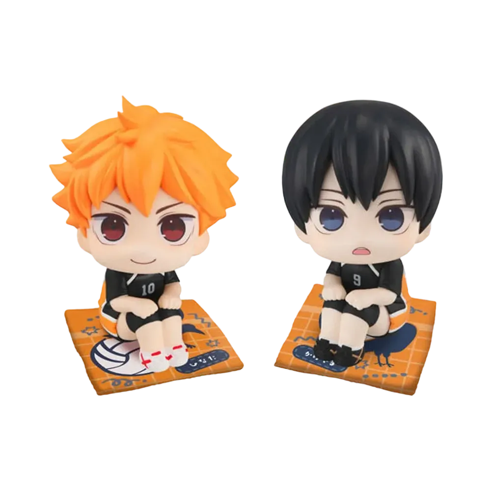 MegaHouse "Lookup" -Haikyu!!- Shoyo Hinata / Tobio Kageyama: Uniform Ver. Limited edition with a crushion