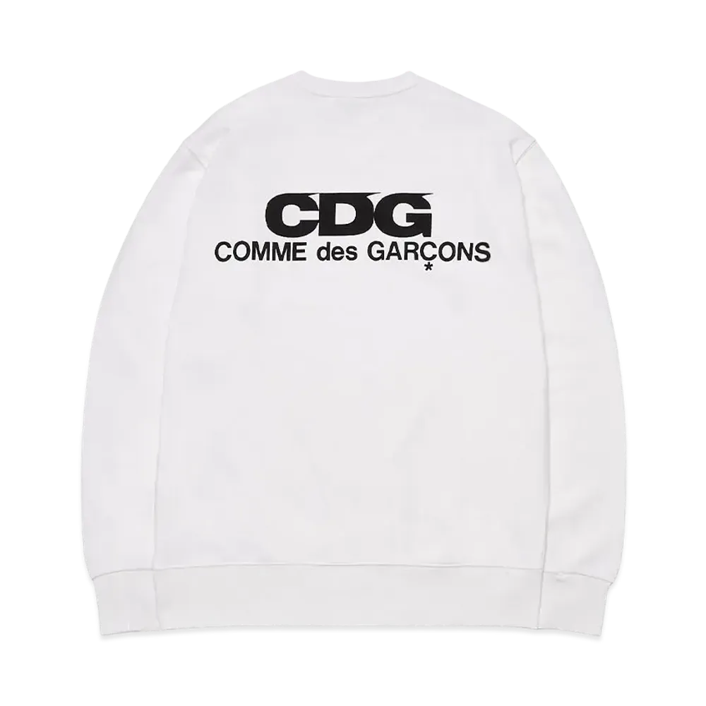 Comme des Garçons CREW NECK SWEATSHIRT "White"