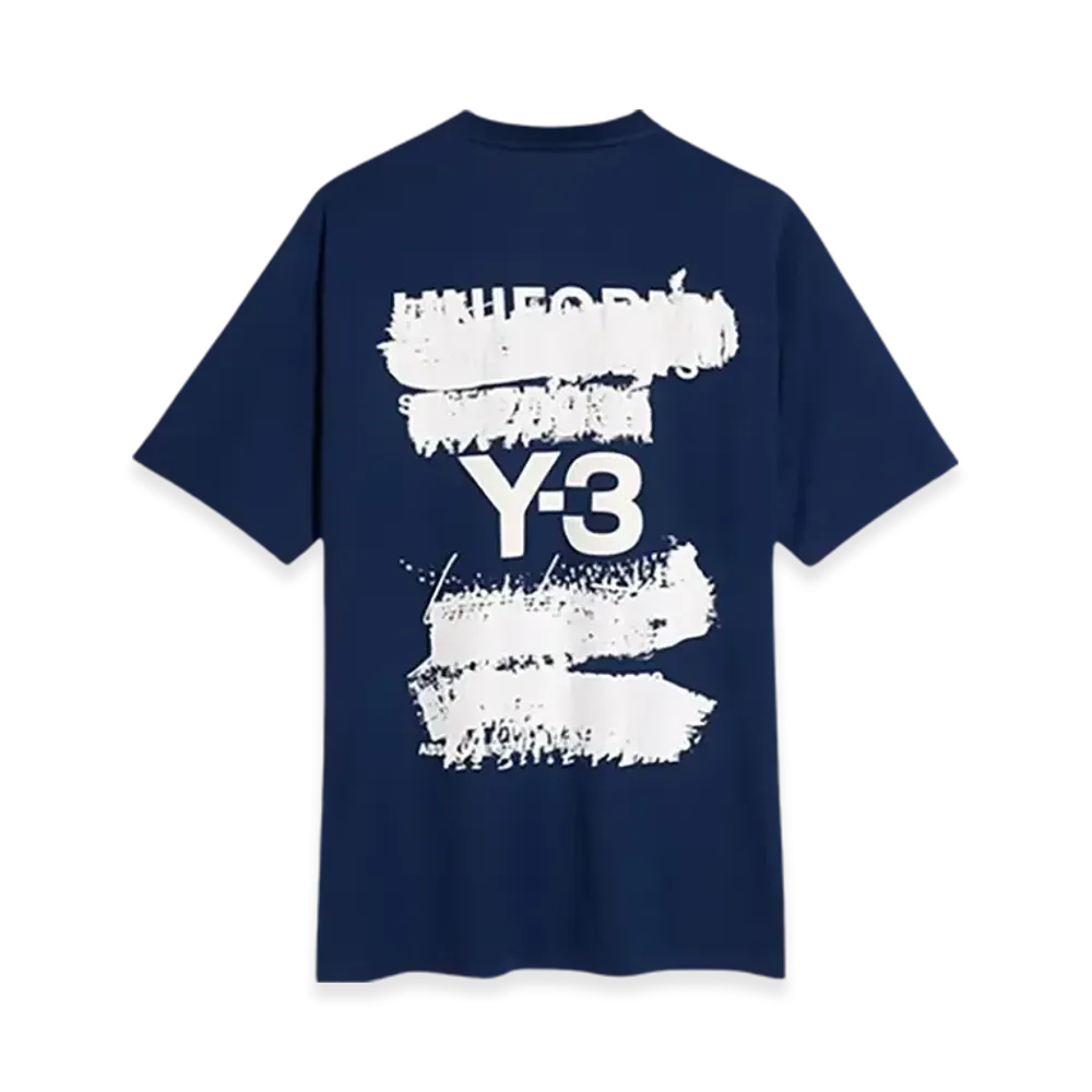 Y-3 Graphic Short Sleeve T-Shirt "Blue"