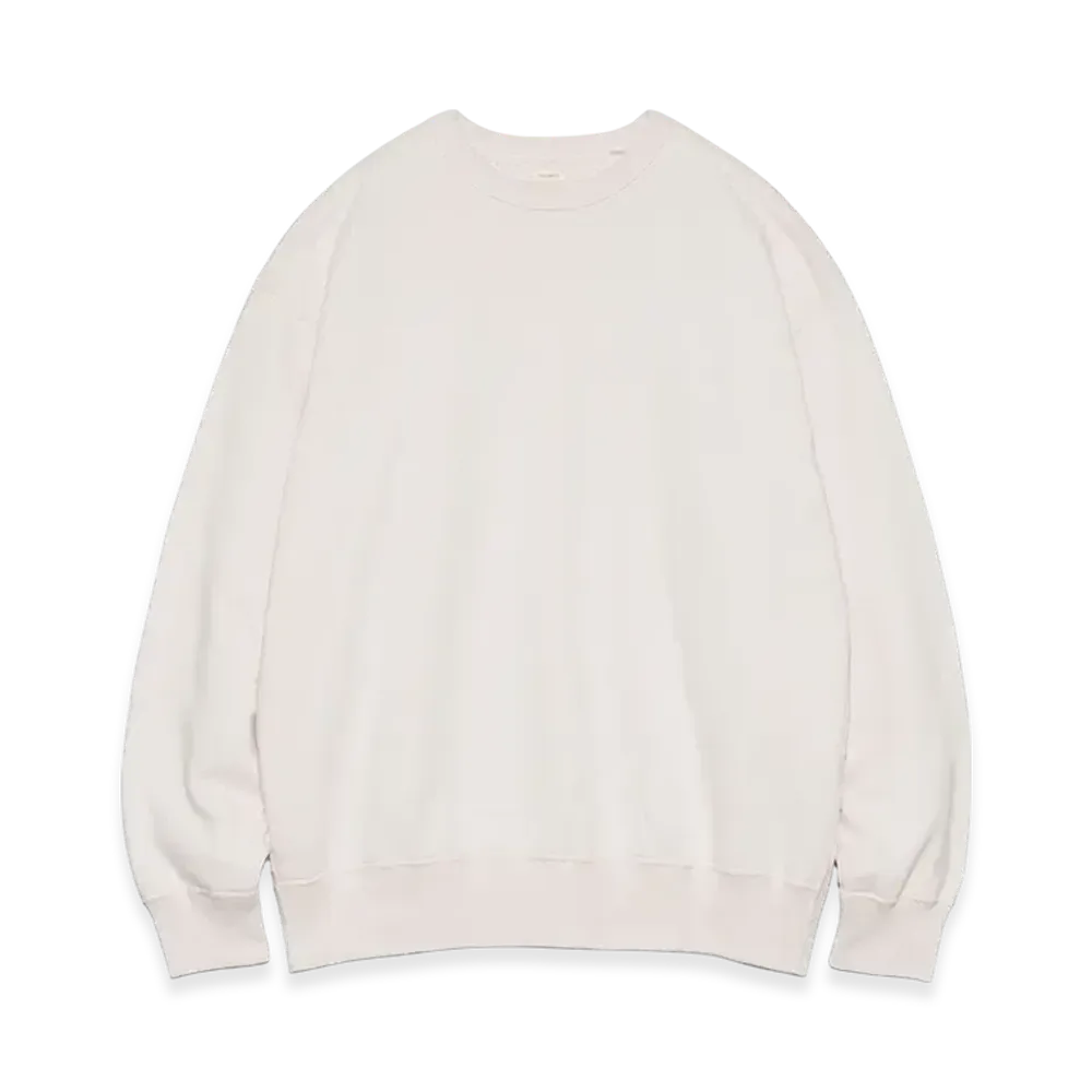 nanamica Reversible Crew Neck Sweat "GrayishPink"
