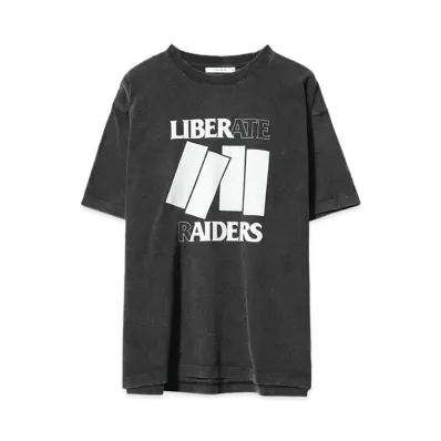Liberaiders COMPOSITION TEE "BLACK"