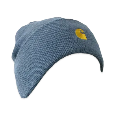 Carhartt WIP Chase Beanie "Storm Blue/Gold"