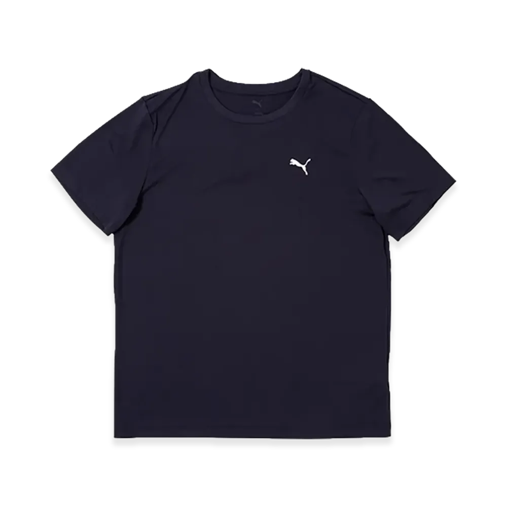 PUMA Small PUMA Logo Poly T-shirt "New Navy"