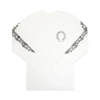 Chrome Hearts Horseshoe Thermal L/S T-Shirt "White"