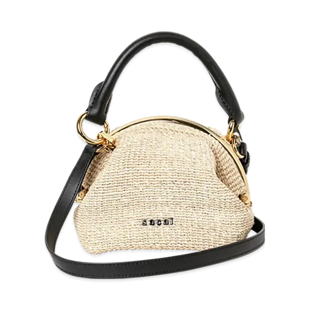 sacai Abaka Pursket Bag "Natural"