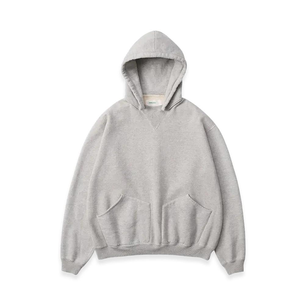 everyone x A.PRESSE Vintage Attached Hood Sweat Parka "Gray"