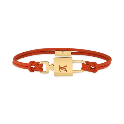 Louis Vuitton LV Padlock Bracelet "Orange"