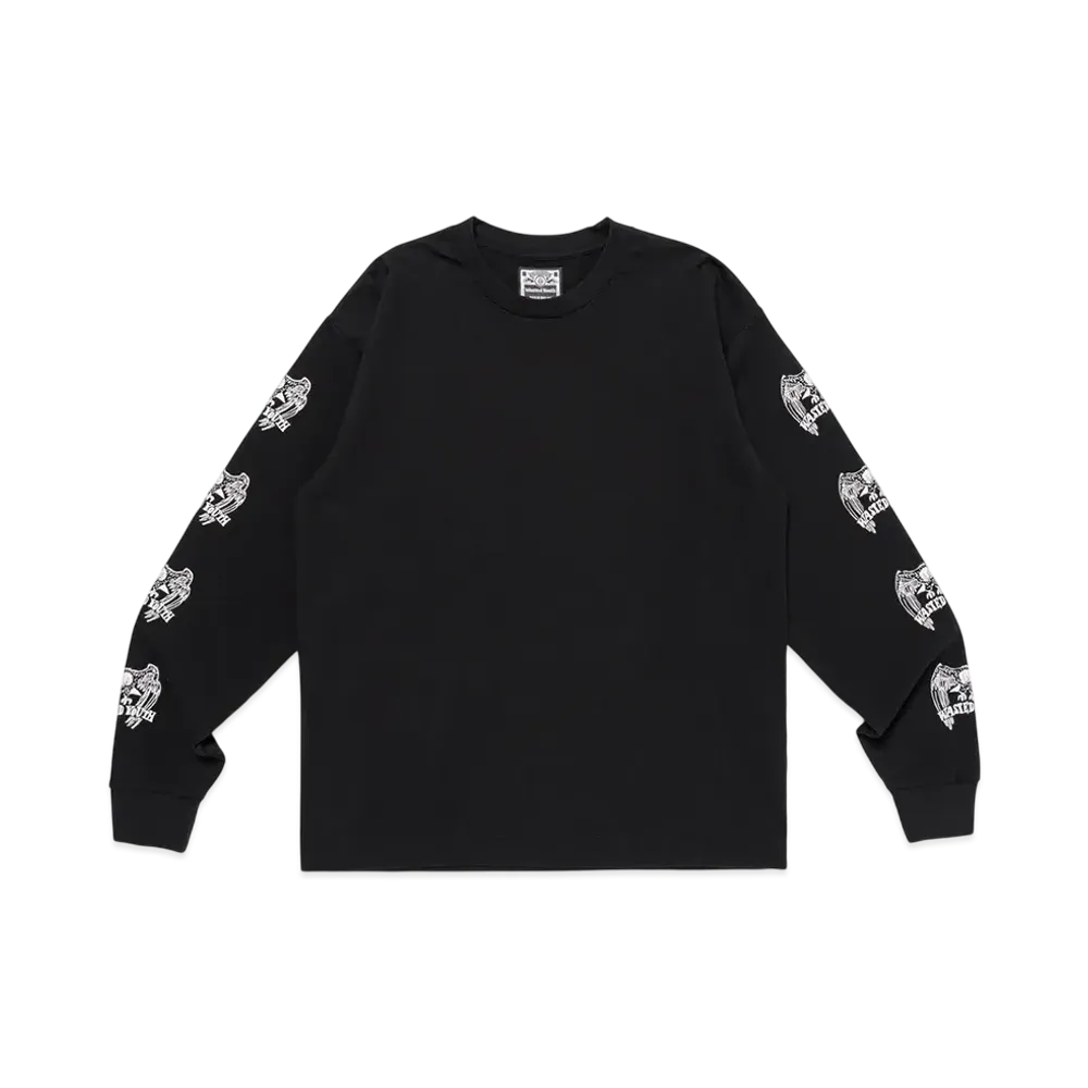 Wasted Youth Long Sleeve T-Shirt "Black"