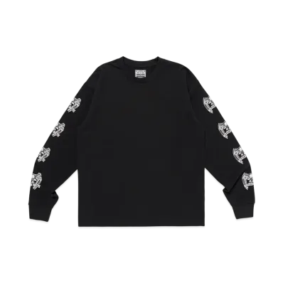 Wasted Youth Long Sleeve T-Shirt "Black"