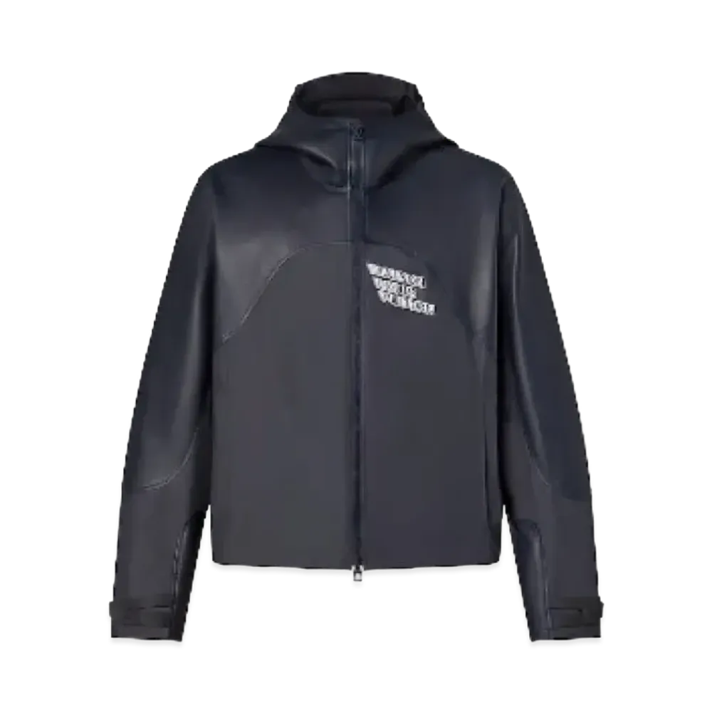 Louis Vuitton Mixed Leather Blouson "Anthracite"