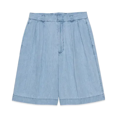 nanamica Light Denim Shorts "IndigoBleach"