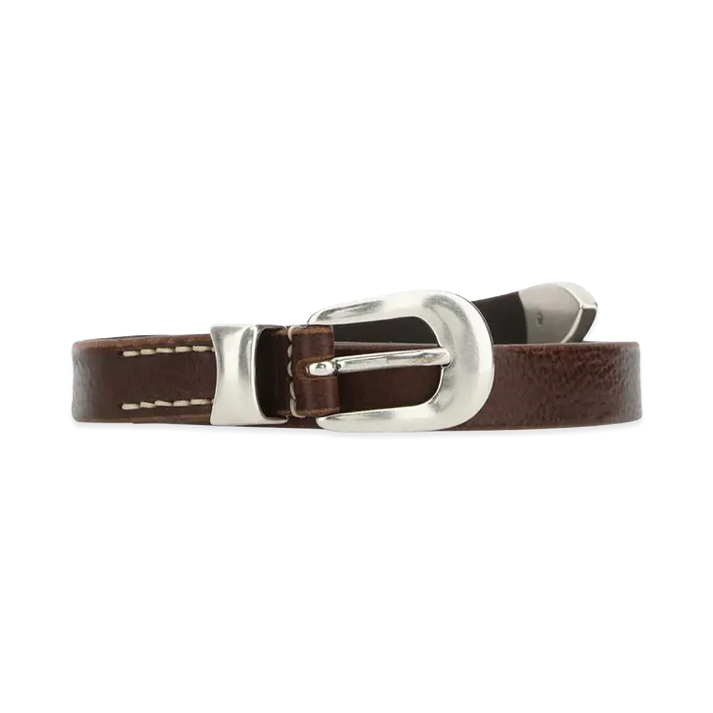 OUR LEGACY Women's Leather Belt "Brown"