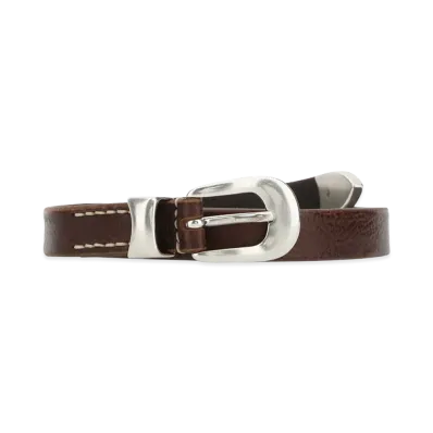 OUR LEGACY Women's Leather Belt "Brown"