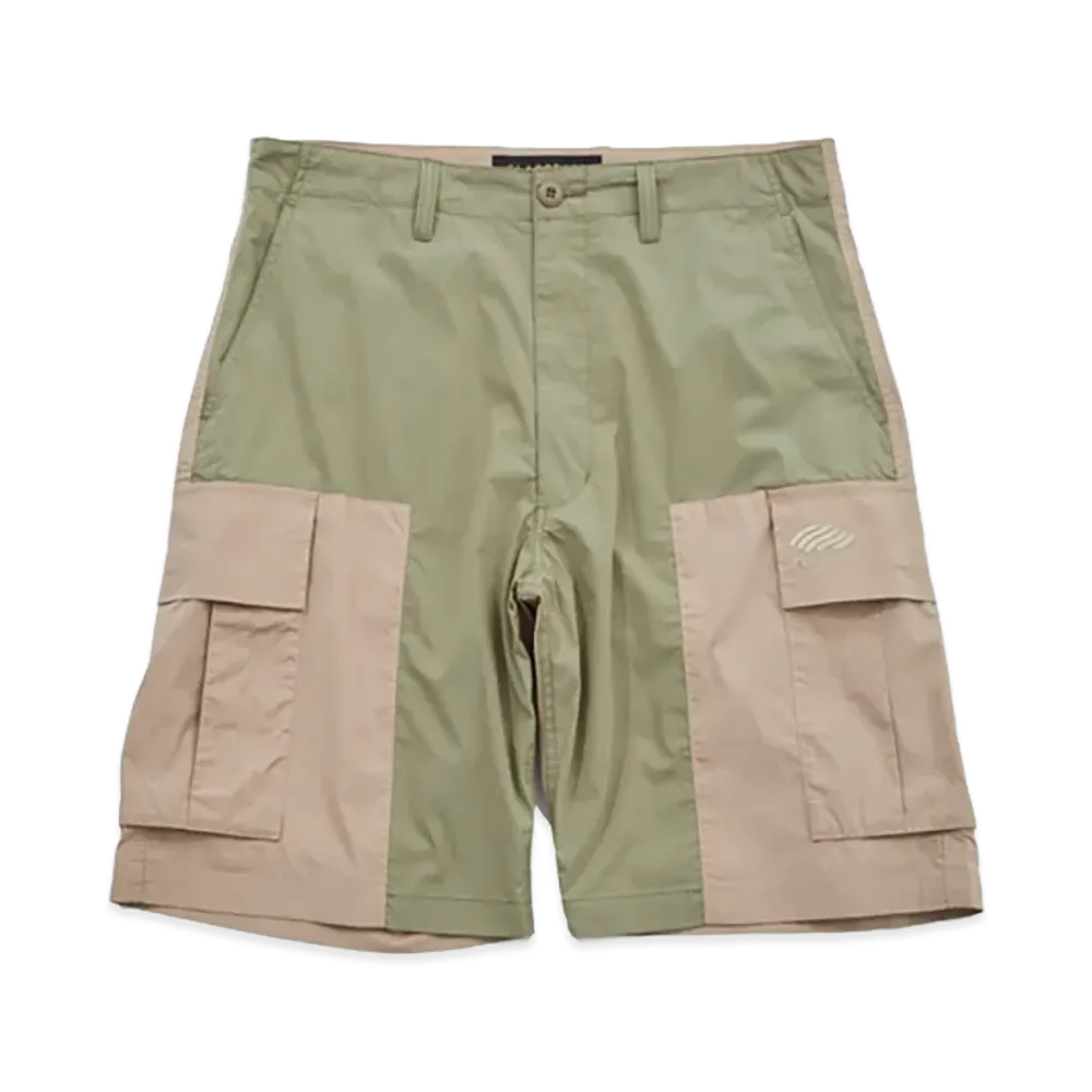 F-LAGSTUF-F 2Tone Cargo Shorts "Khaki/Beige"