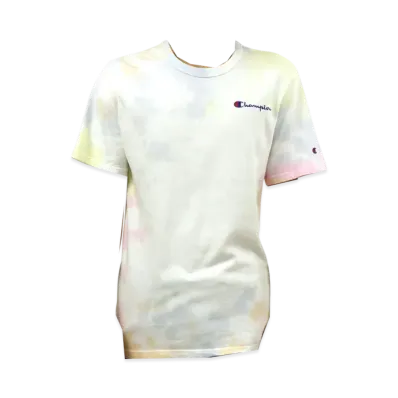 Champion Cloud Dye Short Sleeve Tee "White/Red"