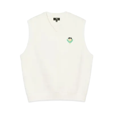 Stussy FLEECE VEST "Bone"