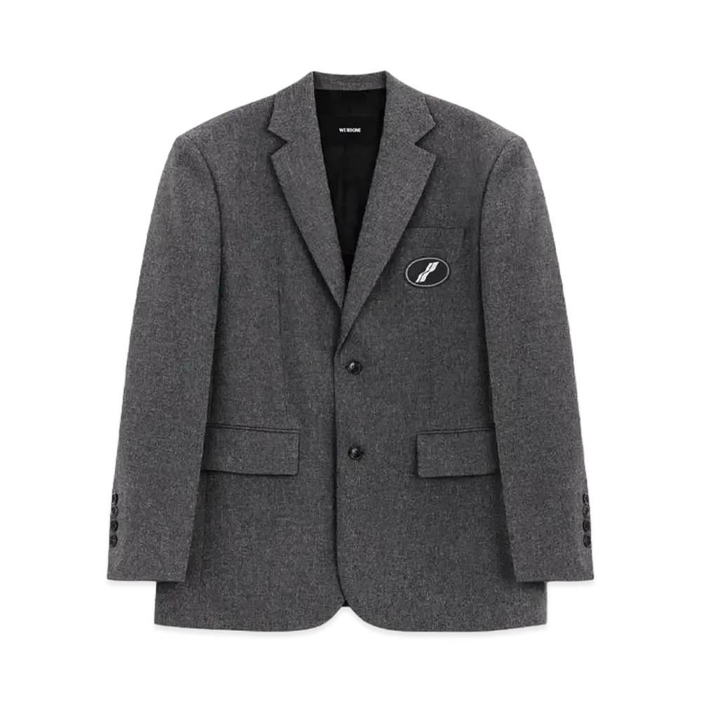 WE11DONE Oversized Suit Blazer "Charcoal"