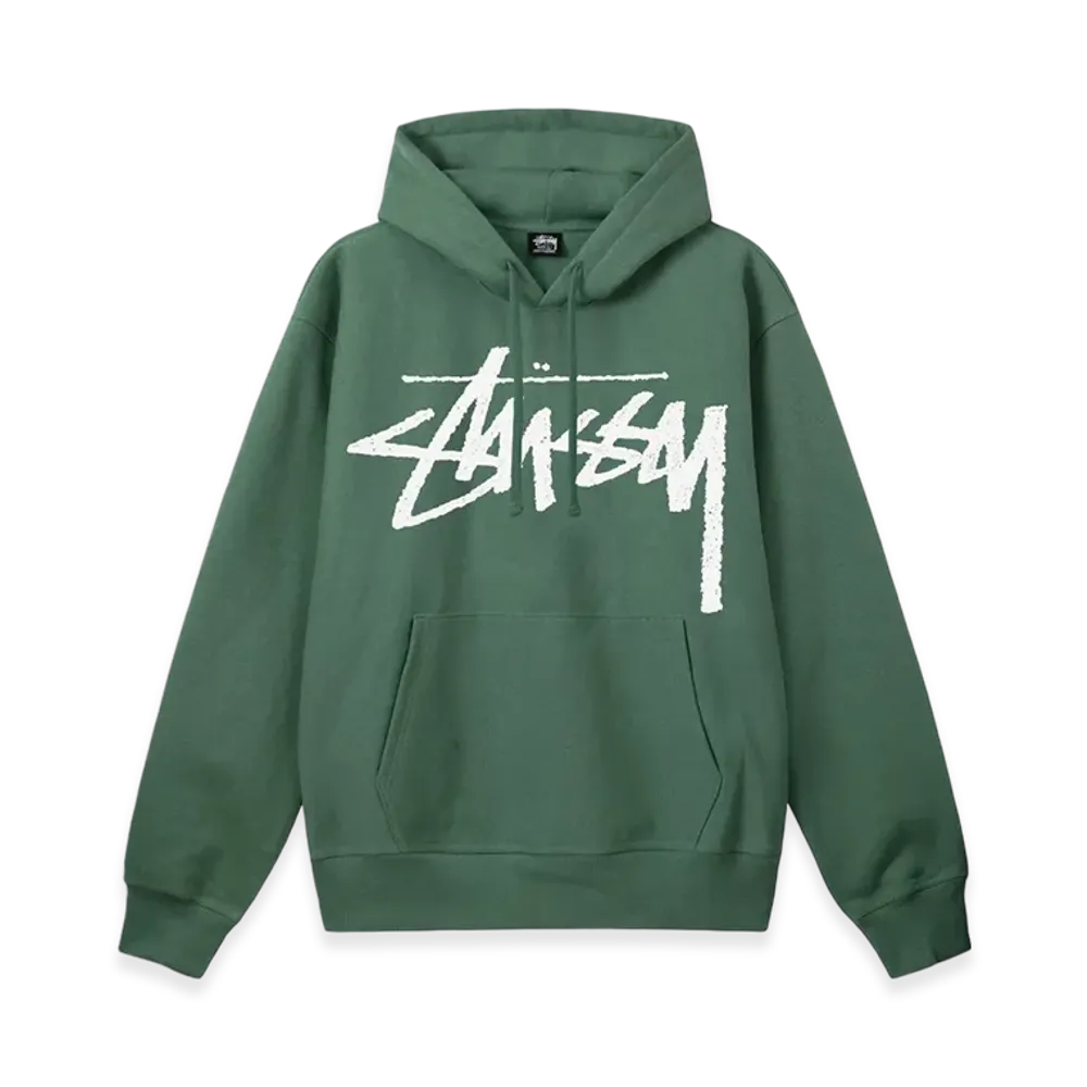 Stussy Big Stock Hoodie "Green"