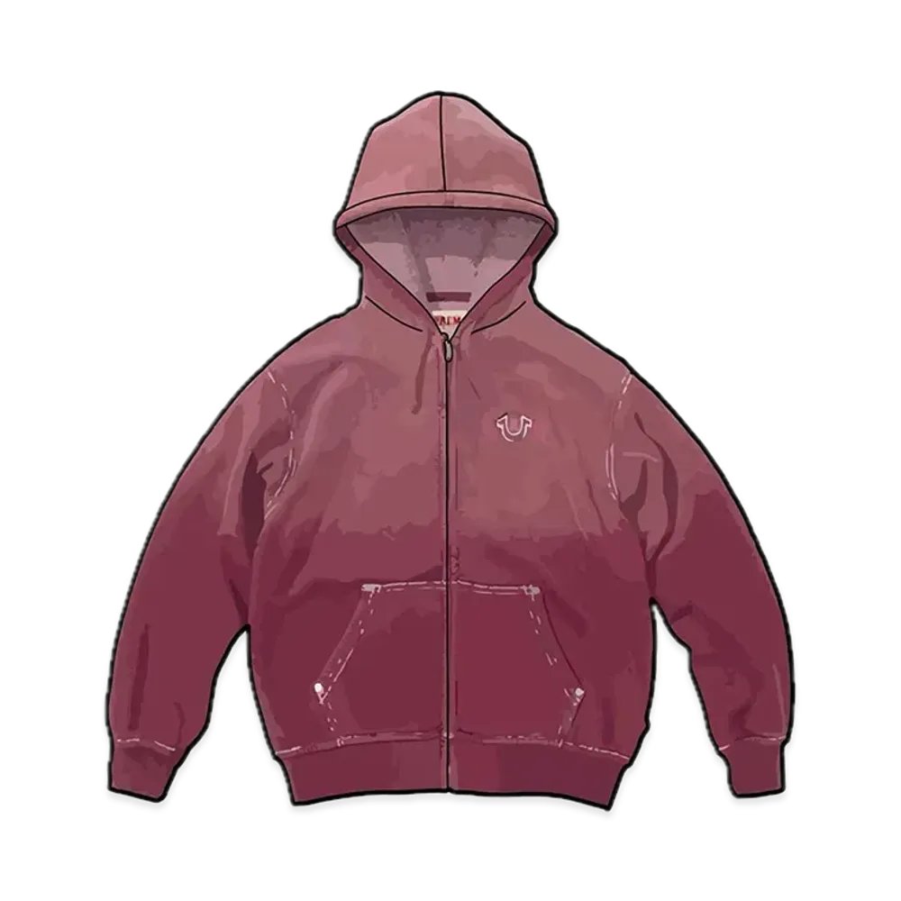 Supreme x True Religion Zip Up Hooded Sweatshirt "Eggplant"