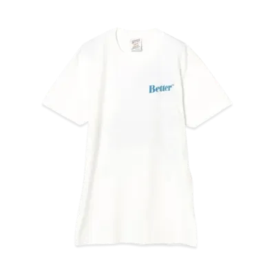 BEAMS x Better (TM) Gift Shop Cash On Table Tee "White"