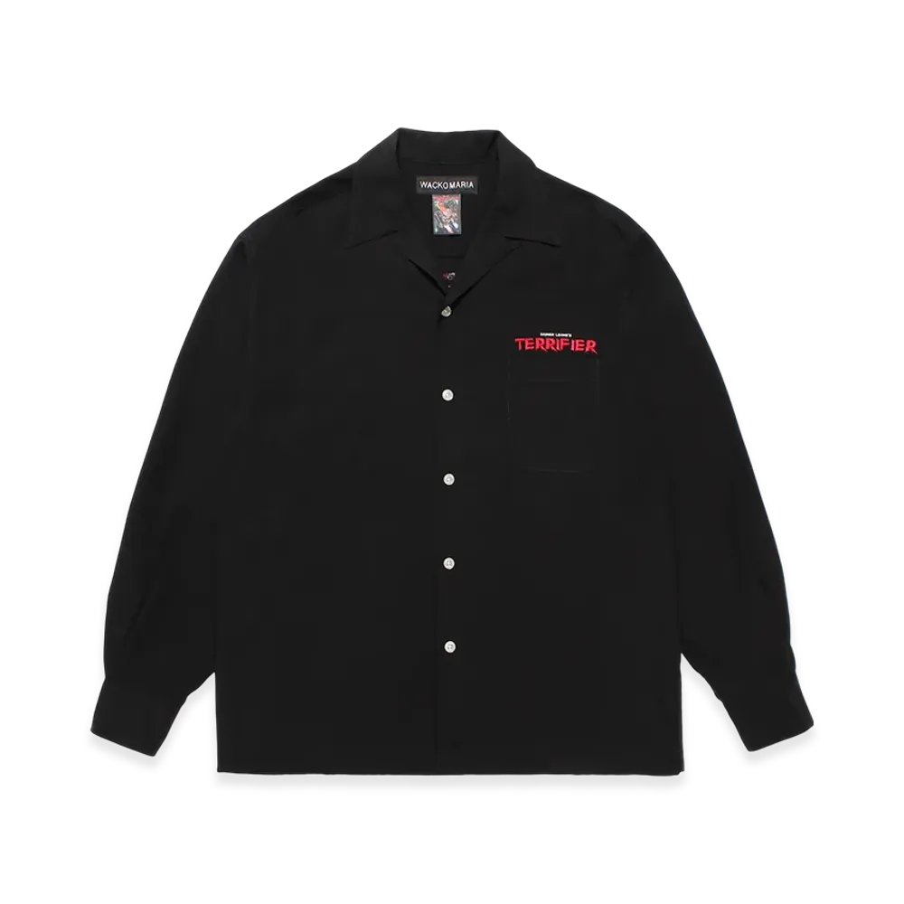 WACKO MARIA x Terrifier 50's Open Collar Shirt "Black"