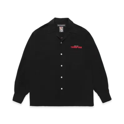 WACKO MARIA x Terrifier 50's Open Collar Shirt "Black"