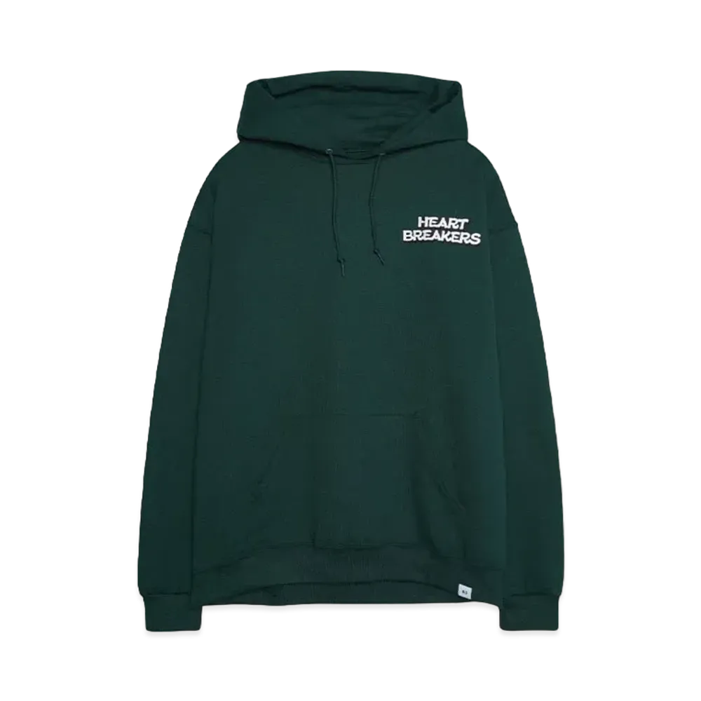 Bedwin & the heartbreakers L/S PRINTED HOODIE "JIMMY" "GREEN"