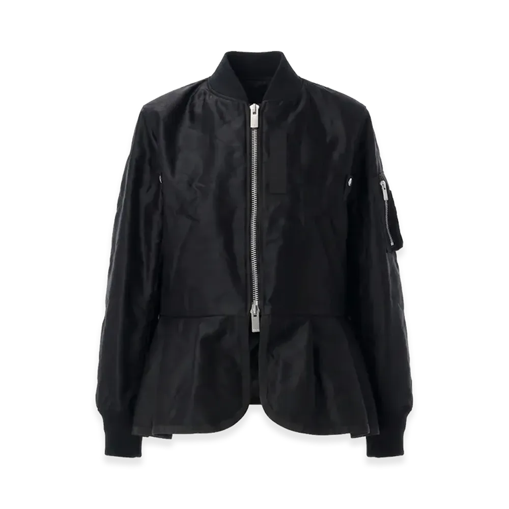 sacai Women's Coats "Black"