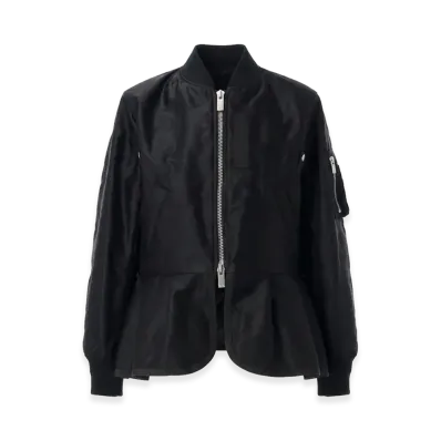 sacai Women's Coats "Black"
