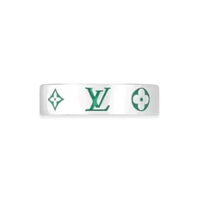 Louis Vuitton LV Mosaic Thin Ring "Borneo Green"
