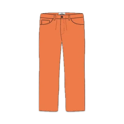 Supreme x Stone Island Corduroy Pant "Orange"