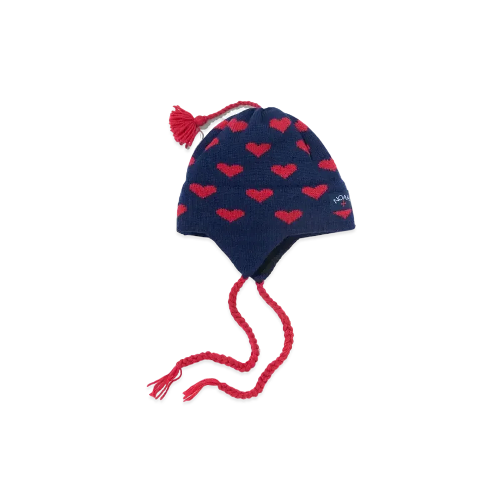 Noah Wool Heart Beanie "Navy"