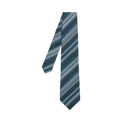Paul Smith Multicolor Regimental Tie "BlueGreen"
