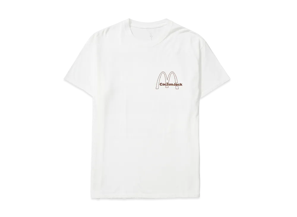 Travis Scott Cactus Jack x McDonald's Vintage Action T-Shirt "White"