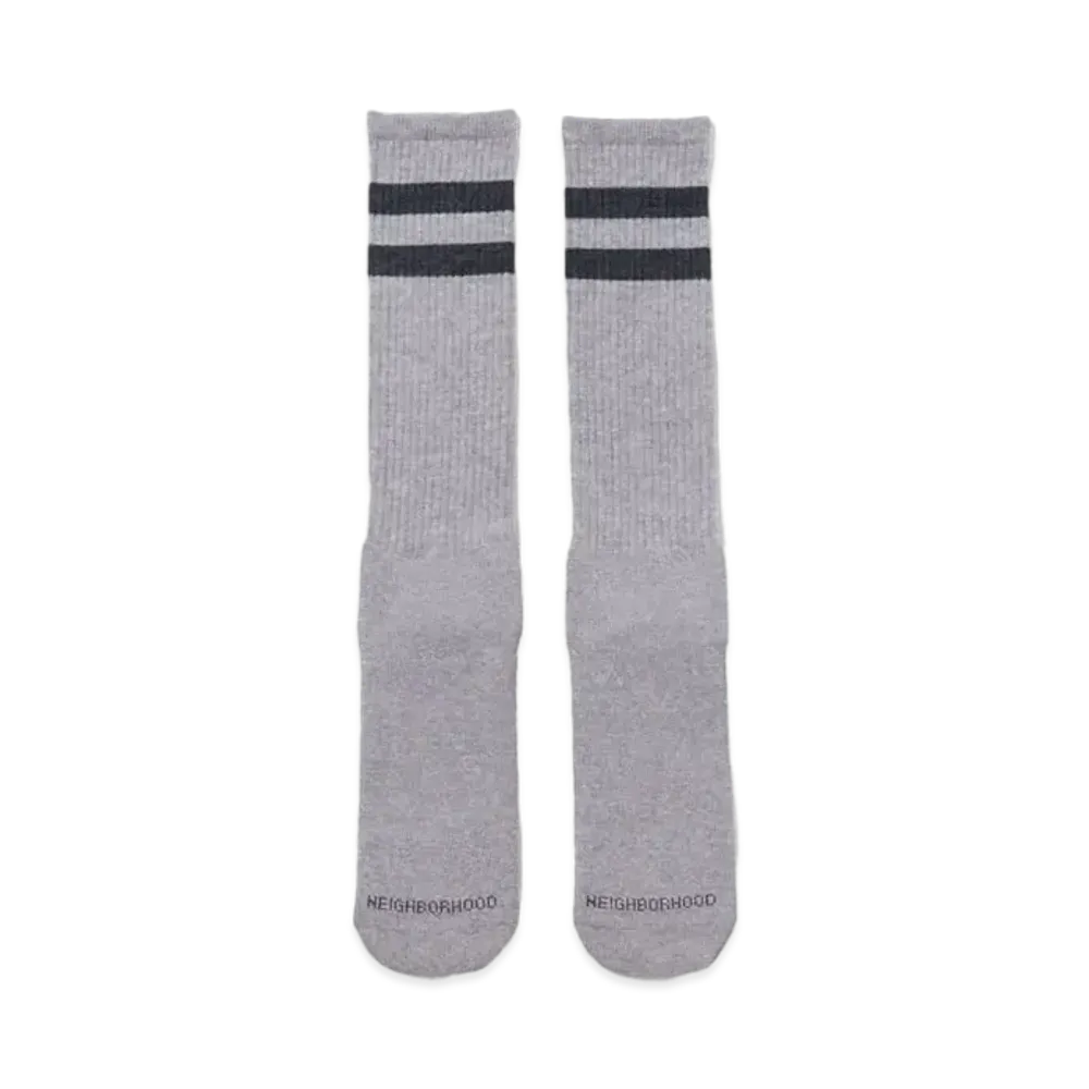 NEIGHBORHOOD Classic 3pac Long Socks "Glay"